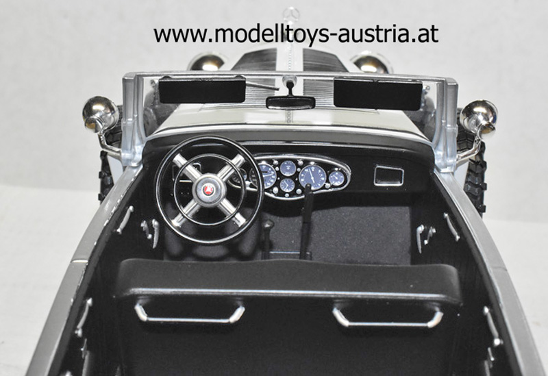 Mercedes Benz W31 G4 Cabrio 1938 schwarz / hellgrau 1:18