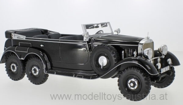 Mercedes Benz W31 G4 Cabrio 1938 schwarz 1:18