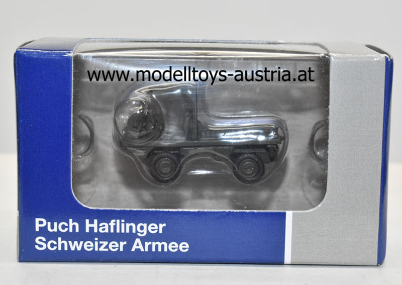 Steyr Puch Haflinger 700 AP mit kurzem Verdeck SCHWEIZER ARMEE 1:87 H0 Militär