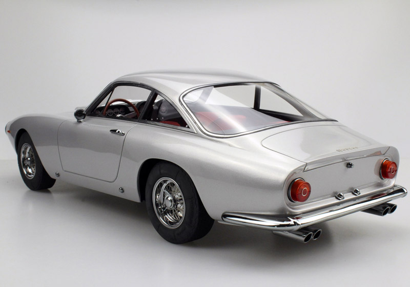 Ferrari 250 GT LUSSO Coupe 1962 silber metallik 1:12