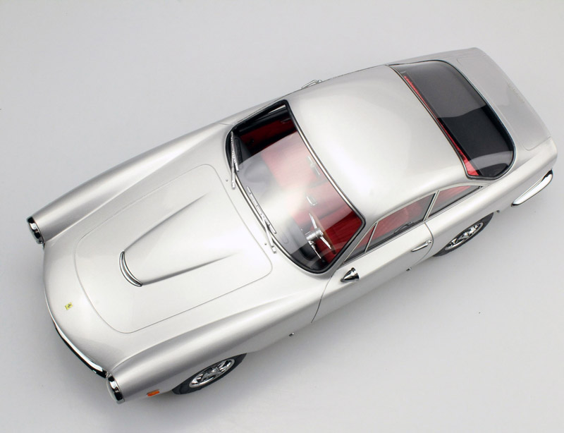 Ferrari 250 GT LUSSO Coupe 1962 silber metallik 1:12