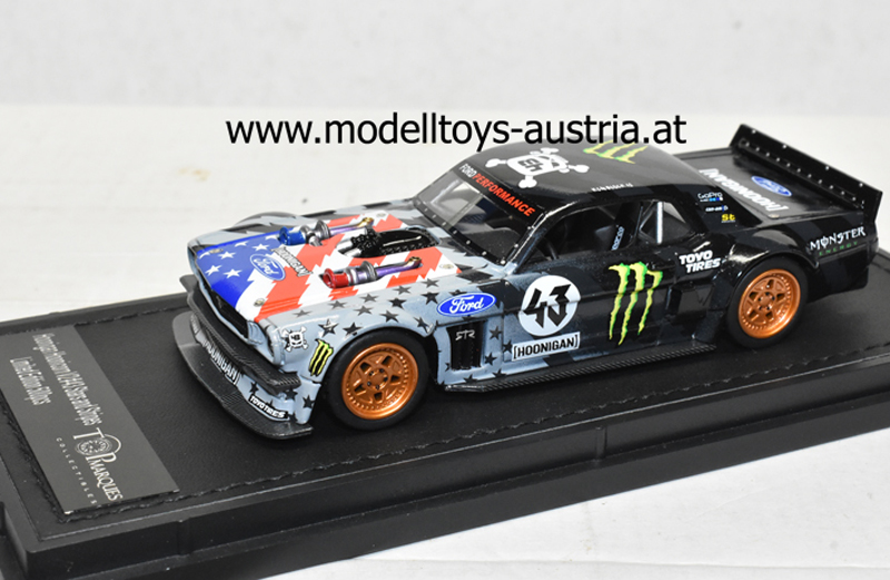 Ford Mustang 1965 HOONIGAN Stars Stripes Beast Drift Monster Ken BLOCK Version 2 1:43