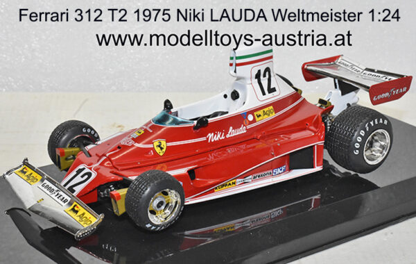 Ferrari 312 T 1975 Niki LAUDA Weltmeister 1:24