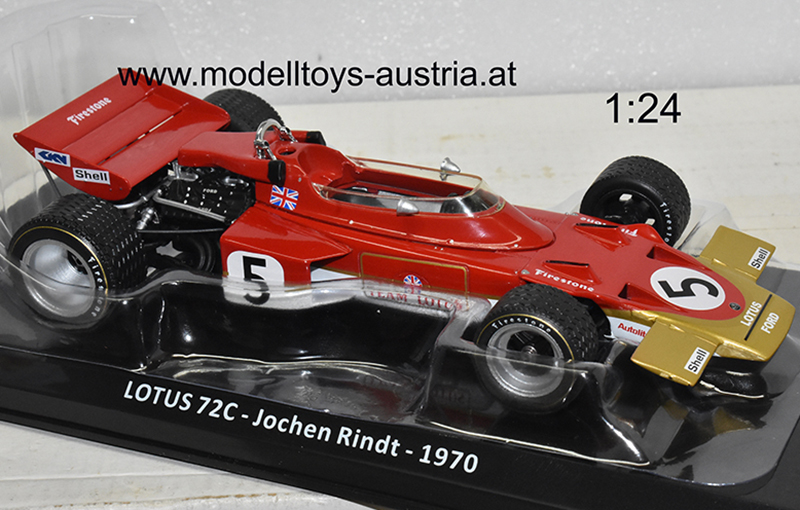 Lotus 72C Ford 1970 Jochen RINDT posthum WELTMEISTER 1:24