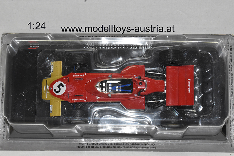 Lotus 72C Ford 1970 Jochen RINDT posthum WELTMEISTER 1:24