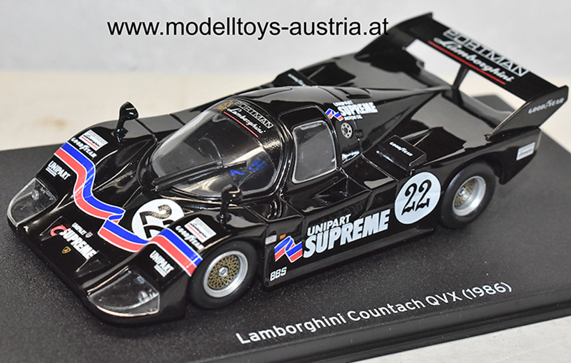 Lamborghini Countach QVX 1986 500 km Rennen NEEDEL 1:43