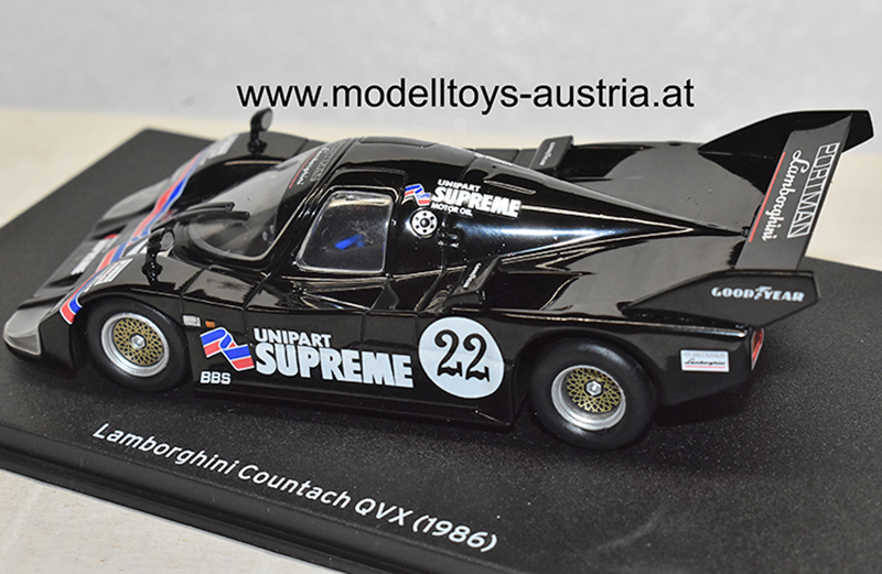 Lamborghini Countach QVX 1986 500 km Rennen NEEDEL 1:43