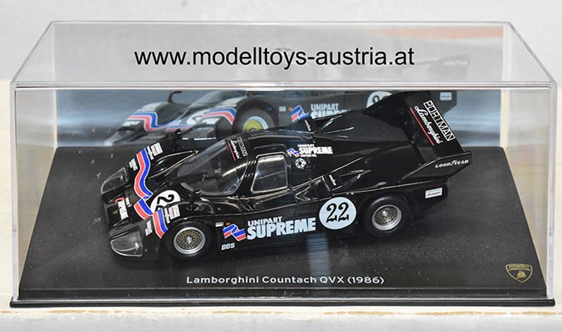 Lamborghini Countach QVX 1986 500 km Rennen NEEDEL 1:43