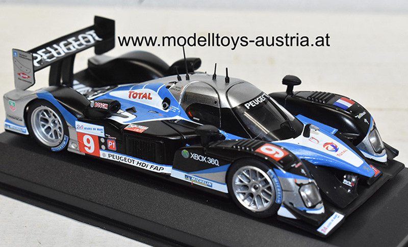 Peugeot 908 HDi 2009 Sieger Le Mans WURZ / BRABHAM / GENE 1:43