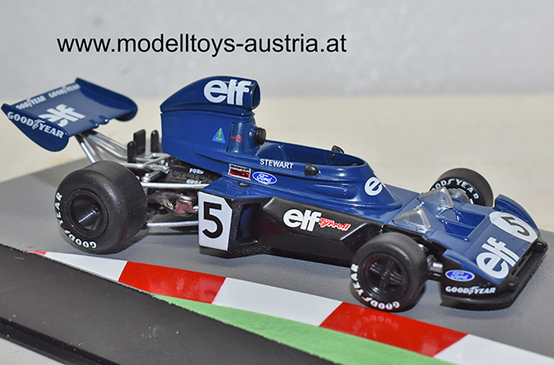 Tyrrell 006 Ford 1973 Jackie STEWARD Weltmeister 1:43