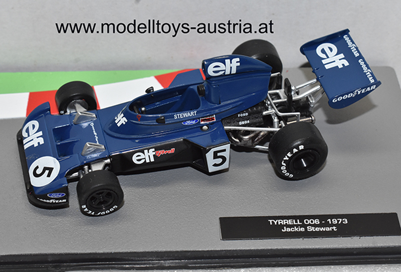Tyrrell 006 Ford 1973 Jackie STEWARD Weltmeister 1:43