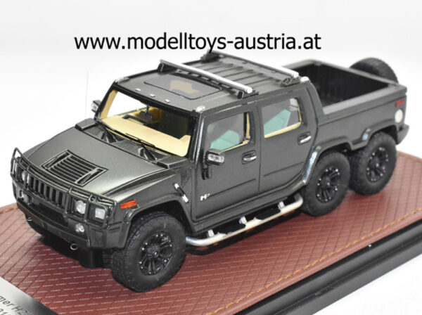Hummer H2 SUT6 SUV Pickup 2012 schwarz metallik 1:43