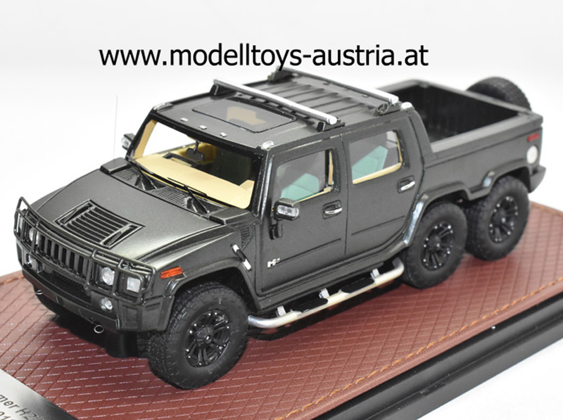Hummer H2 SUT6 SUV Pickup 2012 schwarz metallik 1:43