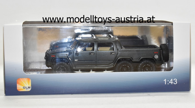 Hummer H2 SUT6 SUV Pickup 2012 schwarz metallik 1:43