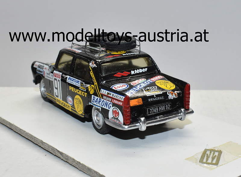 Peugeot 404 Limousine 1980 Rally Paris Dakar PAWOE / SITAHAR 1:43