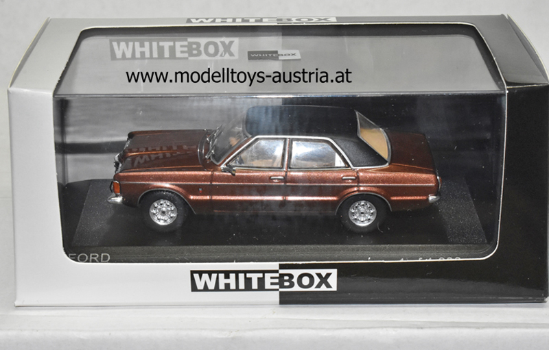 Ford Taunus TC Limousine GLX 1974 braun metallik / schwarz 1:43