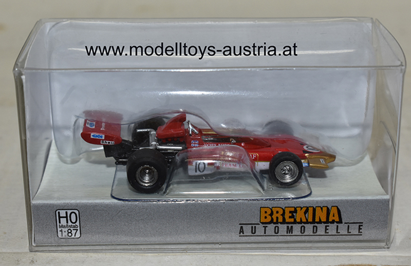 Lotus 72C Ford 1970 Jochen RINDT posthum WELTMEISTER Sieger Holland GP Gold Leaf 1:87 H0