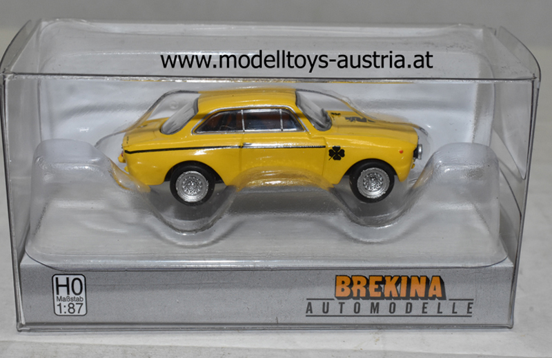 Alfa Romeo GTA 1300 Junior 1965 gelb 1:87 HO