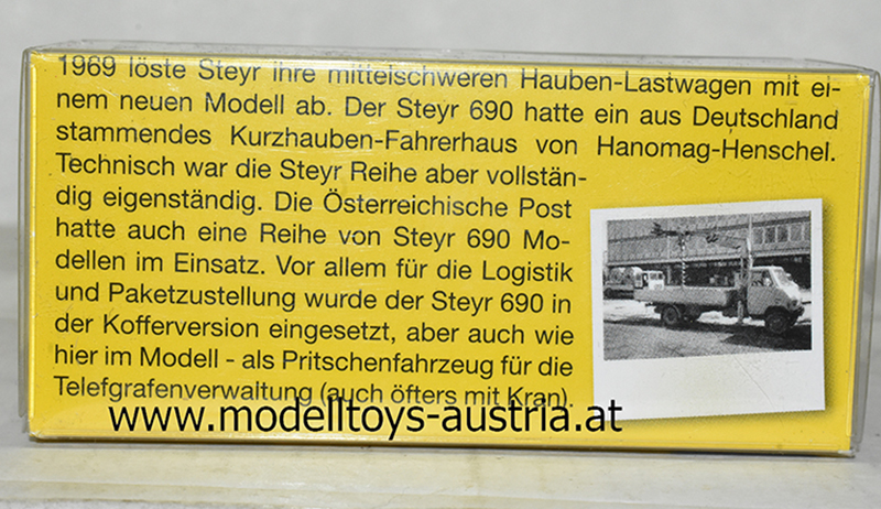Steyr 690 Pritsche Österreichische Post 1:87 H0