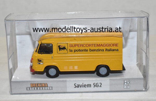 Alfa Romeo F 20n Kasten 1967 AGIP gelb 1:87 HO