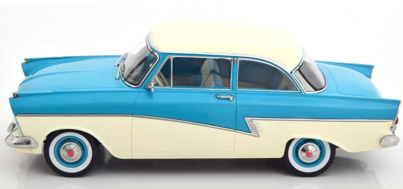 Ford Taunus P2 Limousine 17M 1957 türkis / weiss 1:18