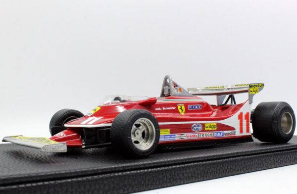 Ferrari 312 T4 1979 Jody SCHECKTER Weltmeister Monaco GP Sieger Monte Carlo KURZES AUTO 1:18