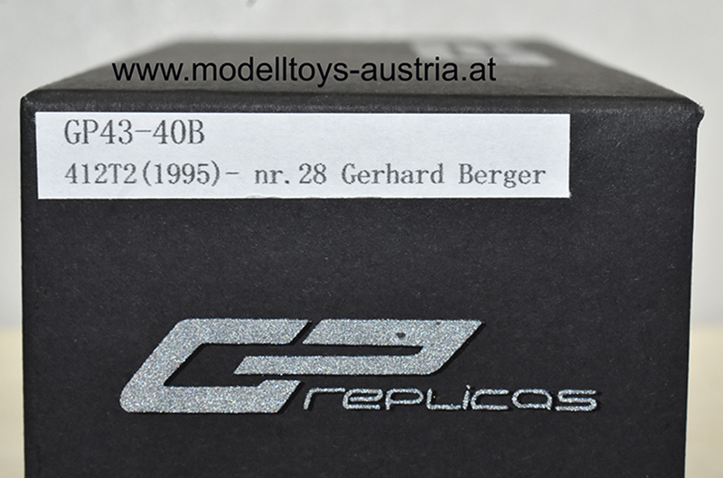 Ferrari 412 T2 1995 Gerhard BERGER 1:43
