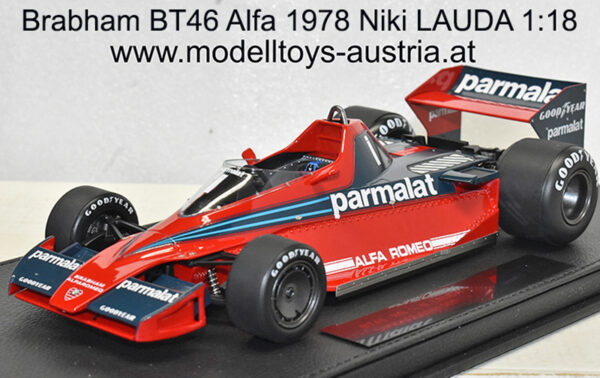 Brabham BT46 Alfa 1978 Niki LAUDA 1:18