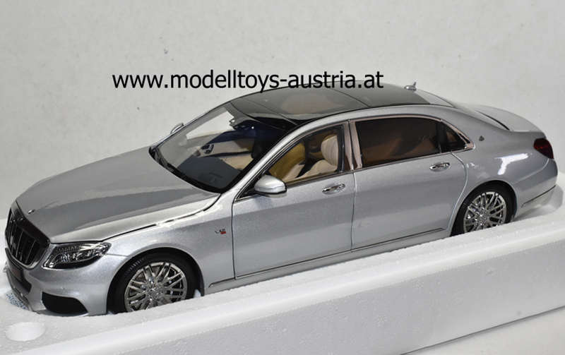 Mercedes Benz 222 Maybach S Klasse BRABUS 900 2018 silber 1:18