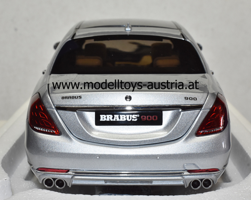 Mercedes Benz 222 Maybach S Klasse BRABUS 900 2018 silber 1:18