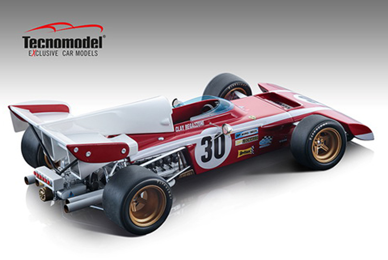 Ferrari 312 B2 1972 Clay REGAZZONI Belgien GP 1:18