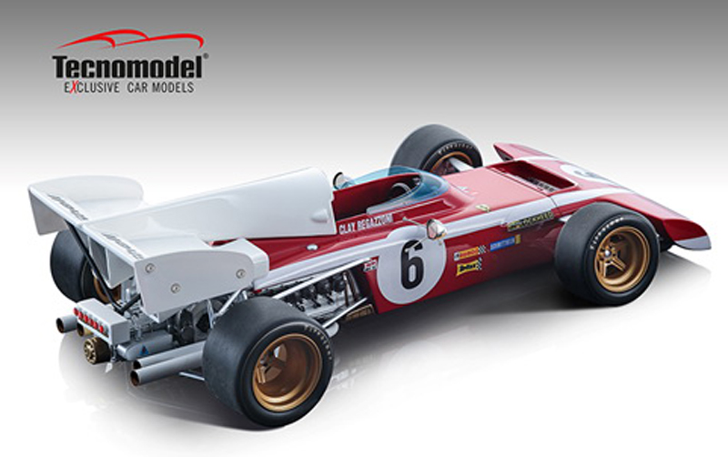 Ferrari 312 B2 1972 Clay REGAZZONI Südafrika GP 1:18