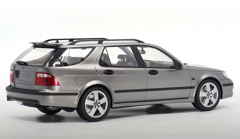 SAAB 9-5 Break Kombi Sportkombi AERO 2005 silber 1:18