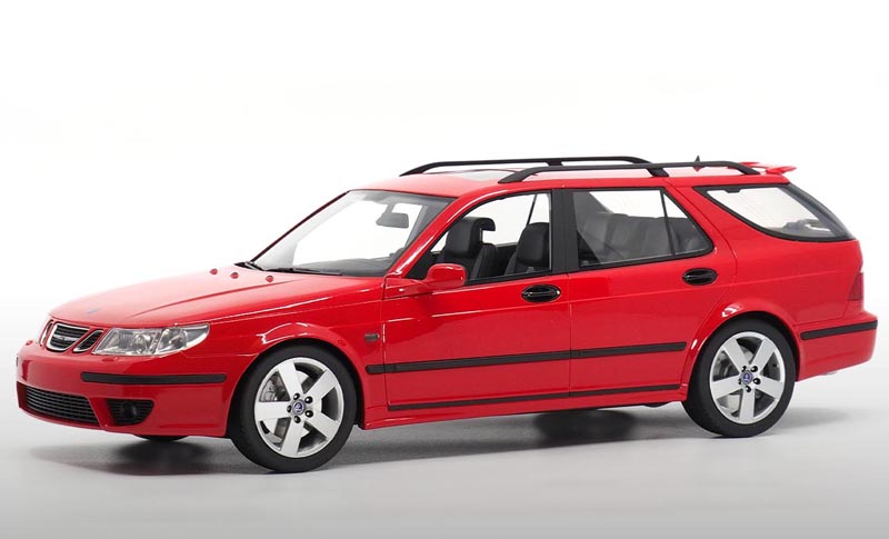 SAAB 9-5 Break Kombi Sportkombi AERO 2005 rot 1:18