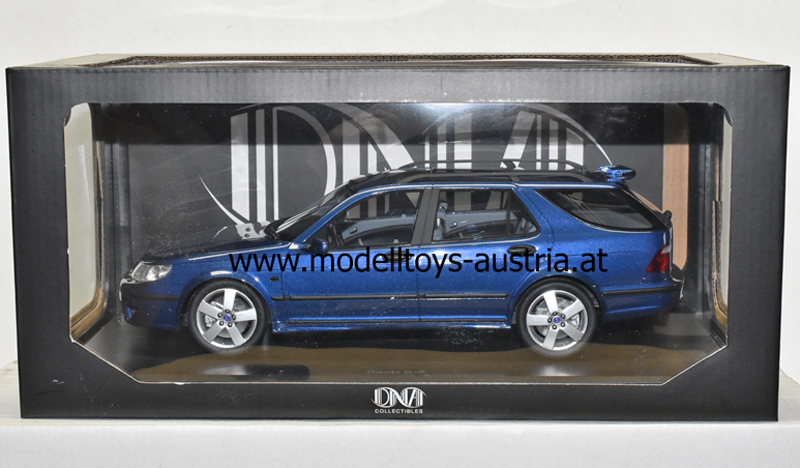 SAAB 9-5 Break Kombi Sportkombi AERO 2005 blau 1:18