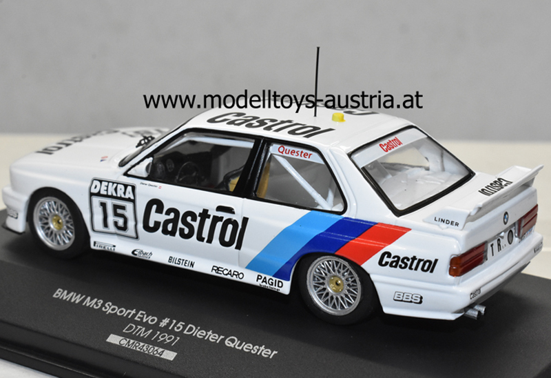 BMW E30 M3 1991 DTM Dieter QUESTER 1:43