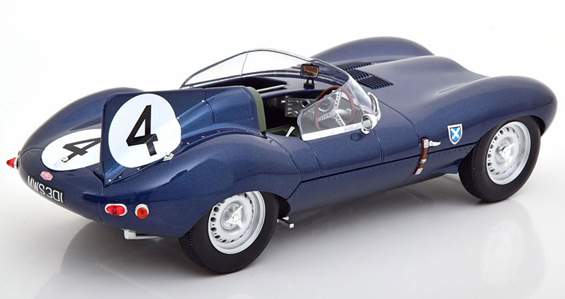 Jaguar D-Type Short Nose 1956 Le Mans Sieger Sanderson / Flockhart 1:18