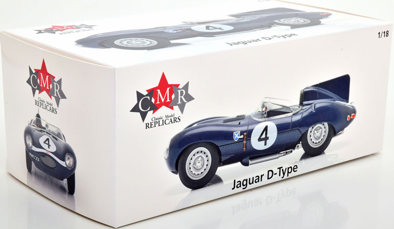 Jaguar D-Type Short Nose 1956 Le Mans Sieger Sanderson / Flockhart 1:18