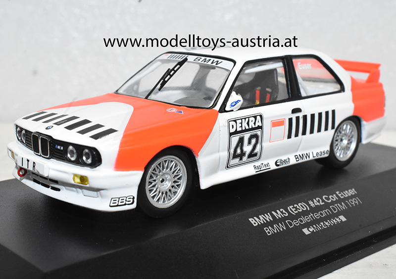 BMW E30 M3 DTM 1991 Cor EUSER BMW Dealerteam 1:43