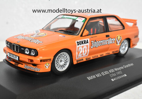 BMW E30 M3 DTM 1992 Wayne GARDNER Jägermeister 1:43