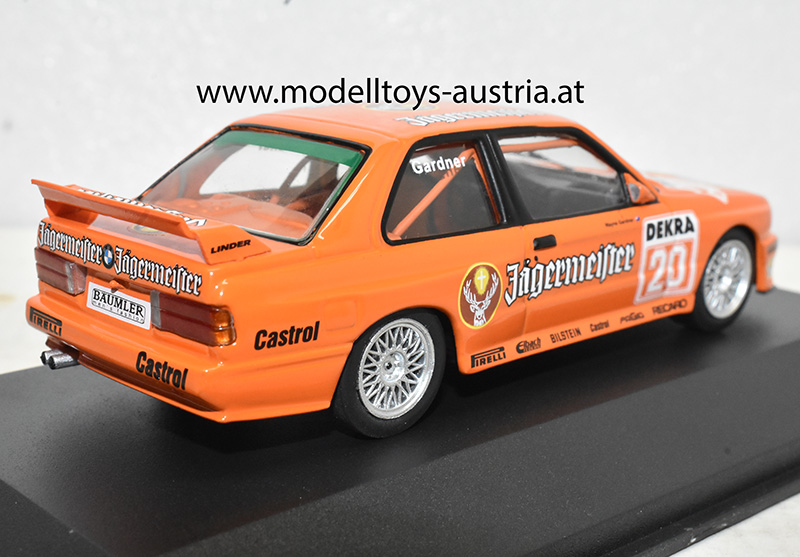 BMW E30 M3 DTM 1992 Wayne GARDNER Jägermeister 1:43