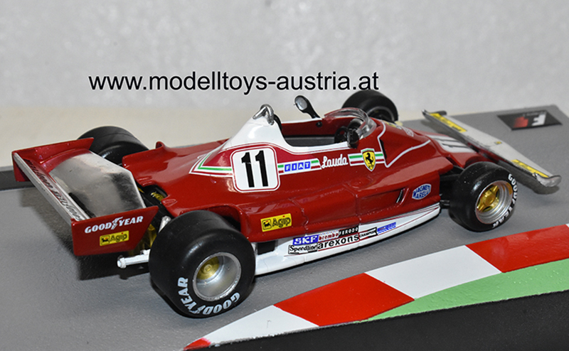 Ferrari 312 T2 1977 Niki LAUDA Weltmeister Brasilien GP 1:43