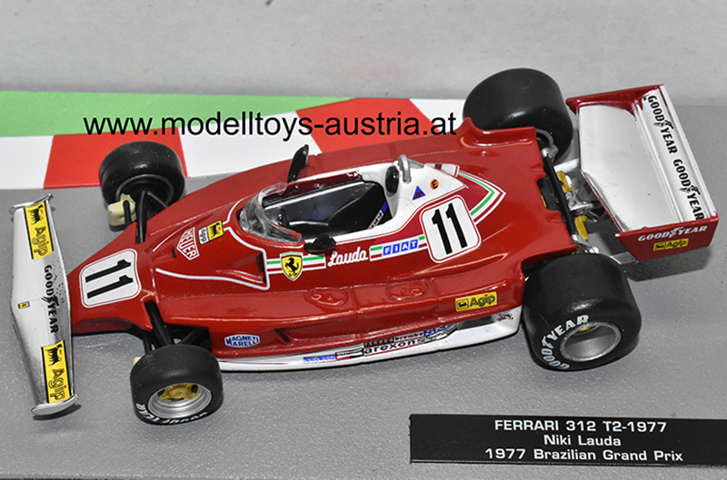 Ferrari 312 T2 1977 Niki LAUDA Weltmeister Brasilien GP 1:43