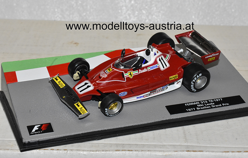 Ferrari 312 T2 1977 Niki LAUDA Weltmeister Brasilien GP 1:43
