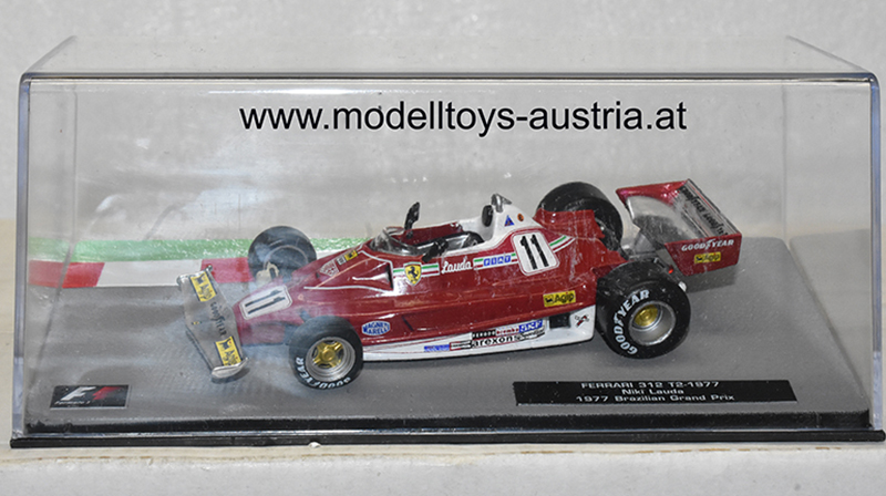 Ferrari 312 T2 1977 Niki LAUDA Weltmeister Brasilien GP 1:43