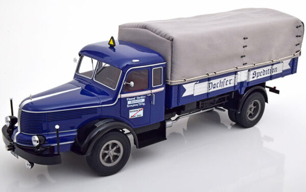 Krupp Titan SWL 80 Plane 1950 - 1954 DACHSER Spedition blau / schwarz 1:18