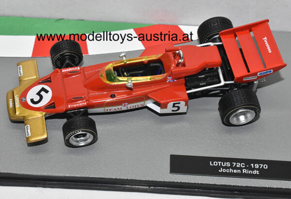 Lotus 72C Ford 1970 Jochen RINDT posthum WELTMEISTER 1:43