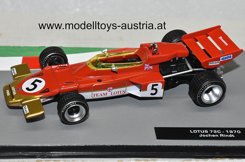 Lotus 72C Ford 1970 Jochen RINDT posthum WELTMEISTER 1:43