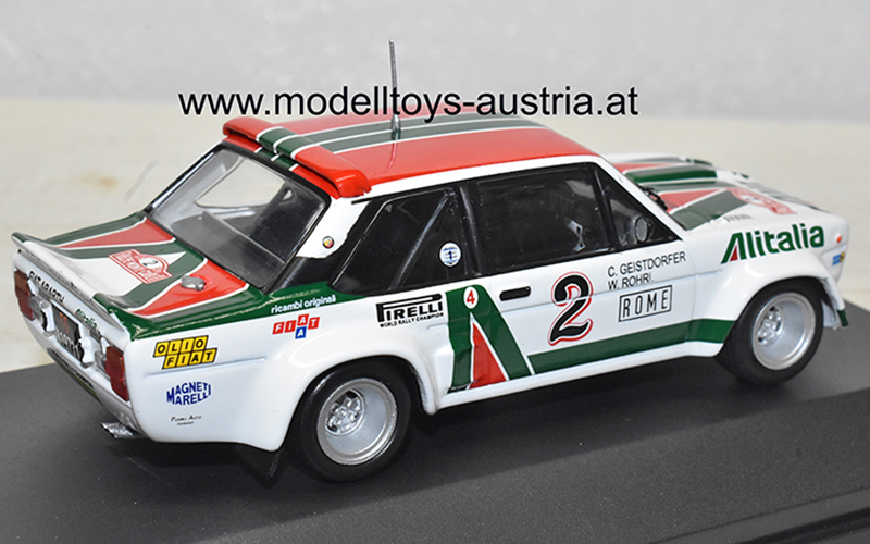 Fiat 131 Abarth 1978 Rally Monte Carlo Walter RÖHRL / Christian GEISTDÖRFER 1:43