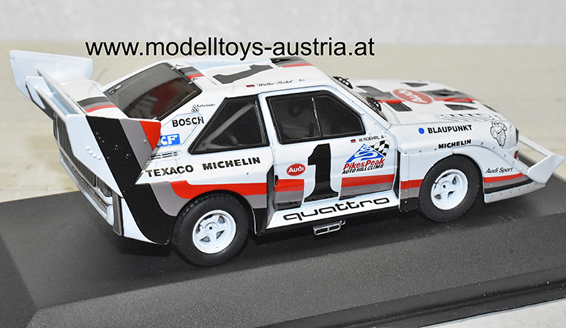 Audi Sport Quattro S1 1987 Sieger Pikes Peak Walter RÖHRL 1:43 CMR